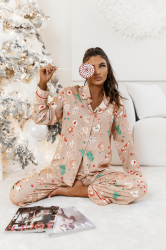 LaBalancia Komplet piżama TALLY - Cookies (5907378516827)
