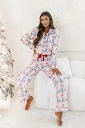 LaBalancia Komplet piżama TALLY - Christmas tree (5907378516834)